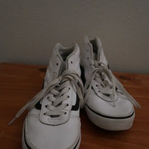 Leather Hightop Vans